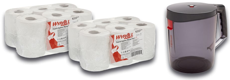 Kimberly Clark WypAll Reach wipes and dispenser